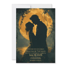 Silhuette de um casal romântico