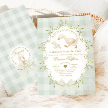 Silly Goose Gender neutral Sage Baby Shower