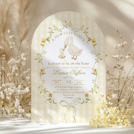 Convite Silly Goose Gender neutral Whimsical Baby Shower