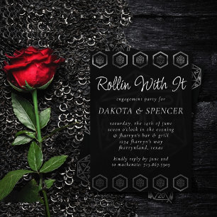 Convite Silver D20 Crit   PnP Role Player Dice Rehearsal