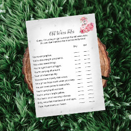 Convite Silver Flamingo Ballerina Velho Jogo das Esposas