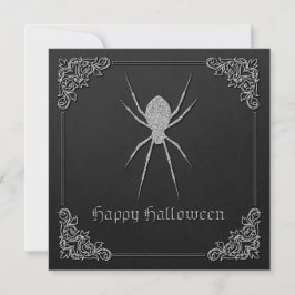 Convite Silver Spider Halloween