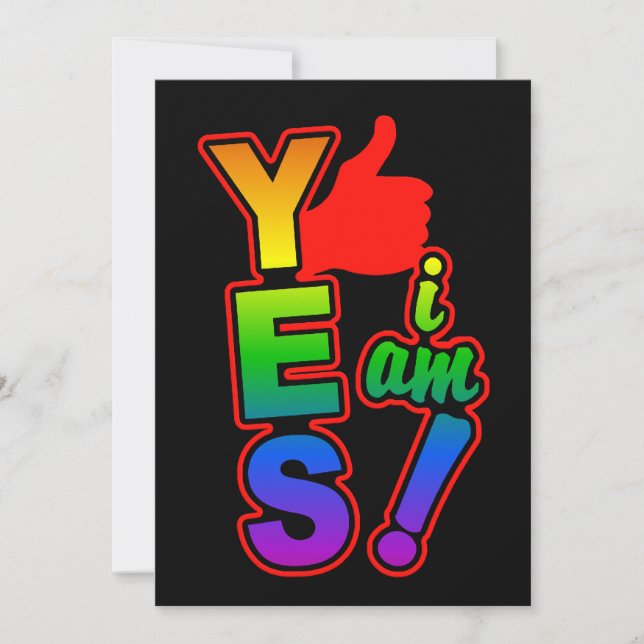 Convite Sim, sou convidado, personalizar (Frente)