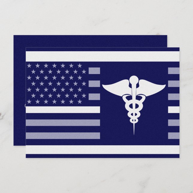 Convite Símbolo de linha branca fina (Frente/Verso)