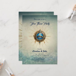 Convite Símbolo do olho do Egito,