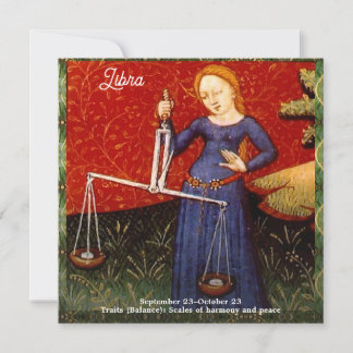 Convite Símbolo Libra Zodiac Escala Festa de aniversário