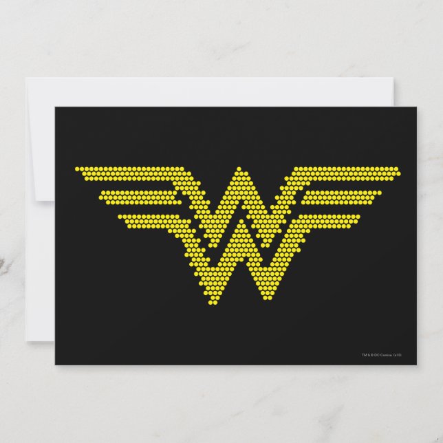 Convite Símbolo Lite-Brite WW (Frente)