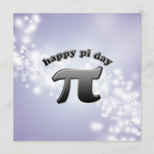 Convite Símbolo nacional do Pi do dia do Pi para