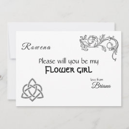 Convite Símbolos celestes e folhagem em branco