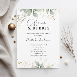 Convite Simpel, mínimo, Chá de panela de eucalipto