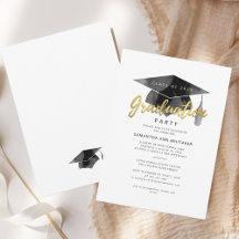 Simple 2025 Graduation Minimalist Formando Party