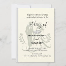 Simple Classic Wedding Invitation – Customizable