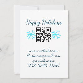 Convite simple custom QR code add your name text Classic