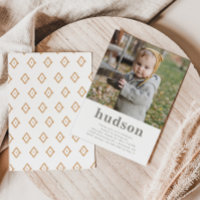 Simple Photo Birthday Invitation | Minimalist