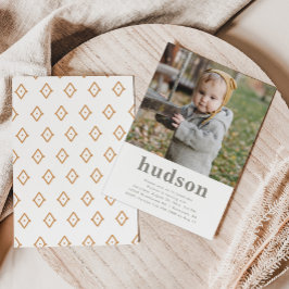 Convite Simple Photo Birthday Invitation | Minimalist