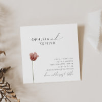 Simple Wildflower | Square Wedding