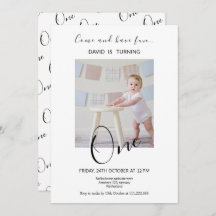 Simples Bebê Transformando Uma Foto De Primeiro An