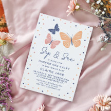 Simples borboleta moderna e veja