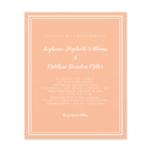 Convite Simples De Casamento Chic Para Orçamento D