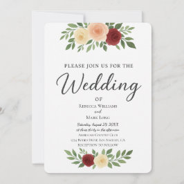 Convite Simples De Casamento De Fotografias De Sob