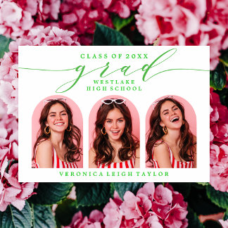 CONVITE SIMPLES DE FORMANDO DE CALLIGRAPHY ARCH MI