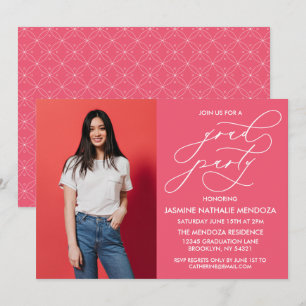 CONVITE SIMPLES DE GRADUAÇÃO DE CALLIGRÁFICO WHIMS