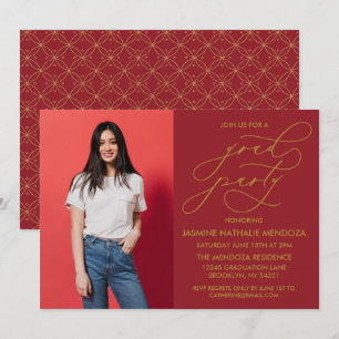 CONVITE SIMPLES DE GRADUAÇÃO DE CALLIGRÁFICO WHIMS