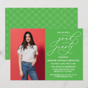 CONVITE SIMPLES DE GRADUAÇÃO DE CALLIGRÁFICO WHIMS