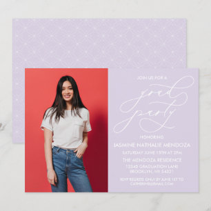 CONVITE SIMPLES DE GRADUAÇÃO DE CALLIGRÁFICO WHIMS