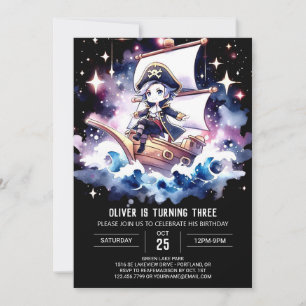 Convite Simples Dreamate Pirate Birthday