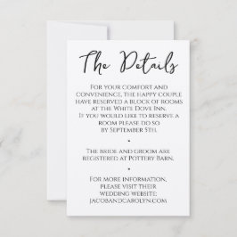 Convite Simples e Limpos Detalhes Rústicos Boho Escritos à