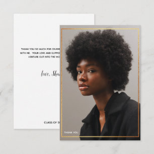 Convite Simples E Moderno Graduação De Fronteira Dourada