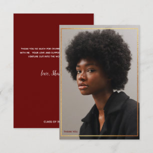 Convite Simples E Moderno Graduação De Fronteira Dourada