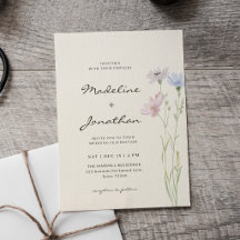 Simples Elegância Flor Silvestre Bege Casamento