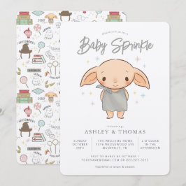 Convite Simples Harry Potter - Festa de Bebê Dobby