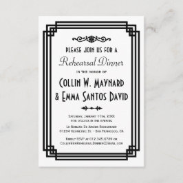 Convite Simples Janto de ensaio de Deco de Arte Branca e N