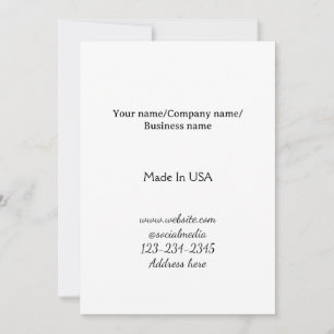 Convite simples minimal adicione seu logotipo/designe aqui