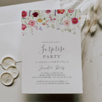 Simples Multicolor Wildflower Surprise Party