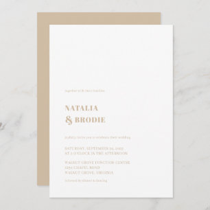 Convite Simples Para Casamento Branco De Cerco