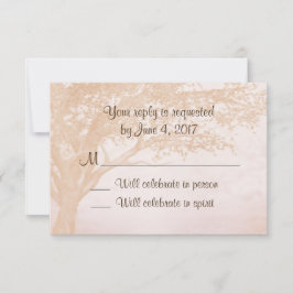 Convite simples para casamento russo com placa RSV