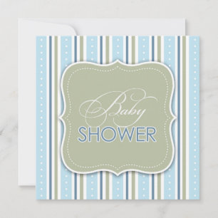 Convite Simples Para Chá Do Baby Boy