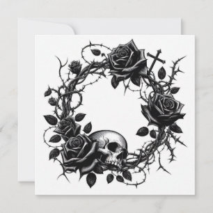 Convite Simples Personalizado, Tamanho: 5,25" x 5,
