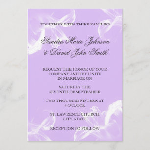 Convite Simples Tiger Lily Floral Invitation