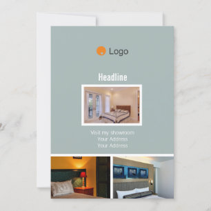 Convite Simples Watercolor Corporate