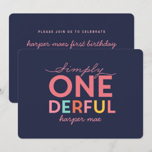 CONVITE SIMPLESMENTE ONEDERFUL MARAVILHOSO