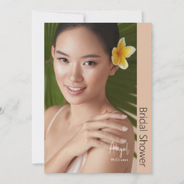 Convite Simplesmente Seu Chá de panela De Foto Moderno Da 