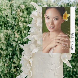 Convite Simplesmente Seu Chá de panela Fotográfico Moderno