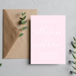 Convite Simplicidade Verdadeira 1 Casamento Minimalista Ro<br><div class="desc">Este simples e maravilhoso convite de casamento é perfeito para o minimalista de todos nós! Por favor,  entre em contato comigo se você quiser ajuda para personalizar a parte de texto deste convite para casamento.</div>