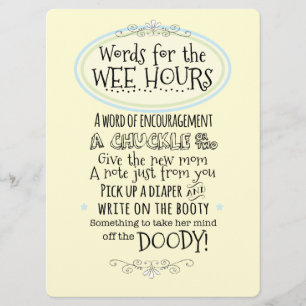 Convite Sinal da placa de atividade da Fralda Chá de fral