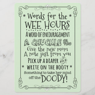 Convite Sinal da placa de atividade da Fralda Chá de frald